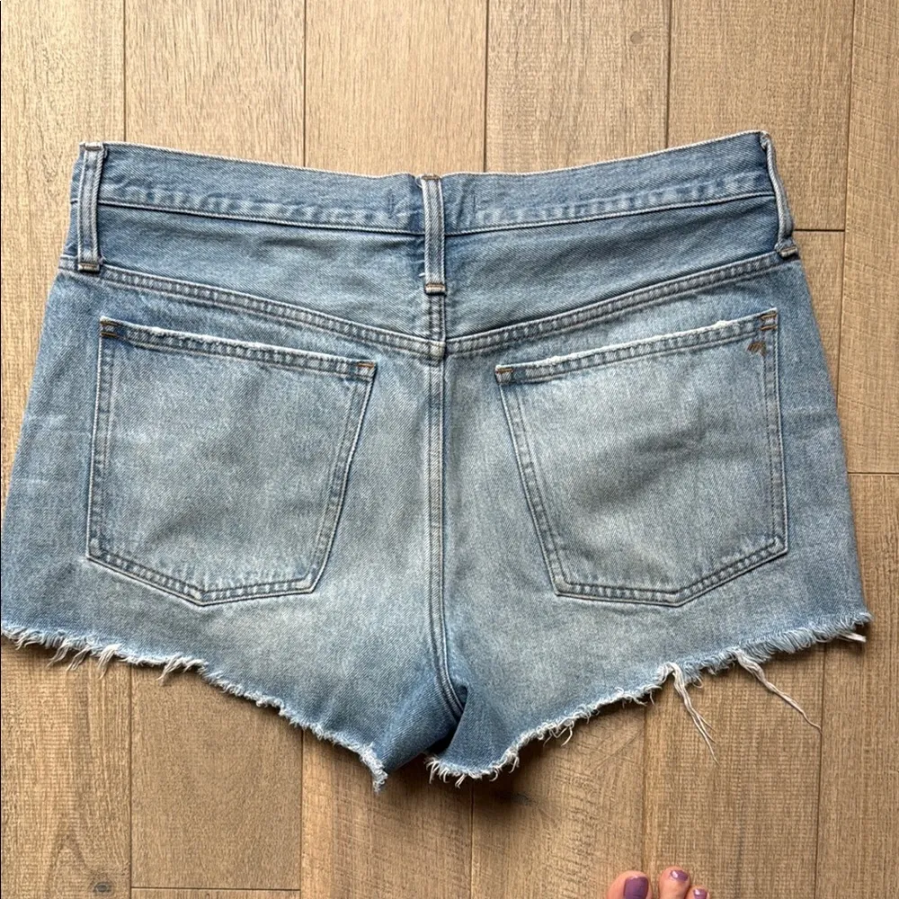 Madewell Relaxed Denim Distressed Jean Shorts - Image 4