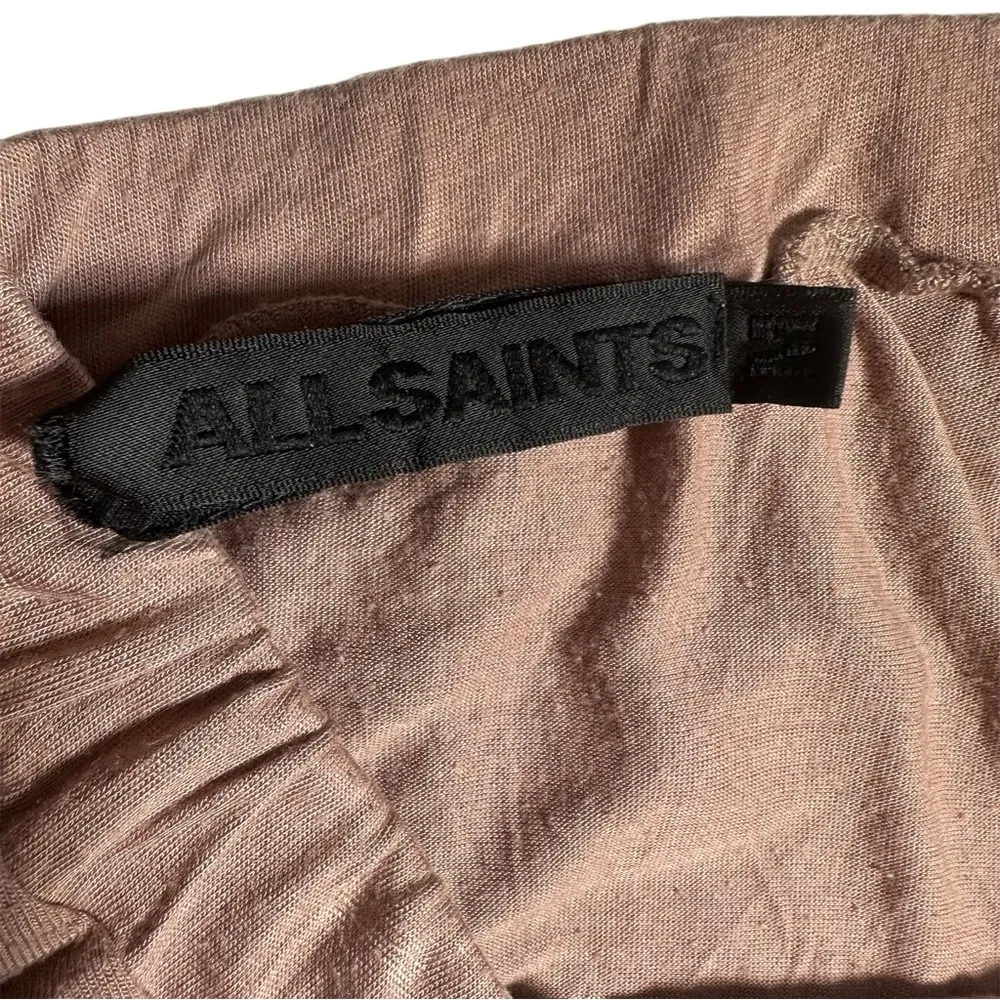 All Saints Boho Renaissance Fair Bohemian Style Beige Skirt Medium - Image 6