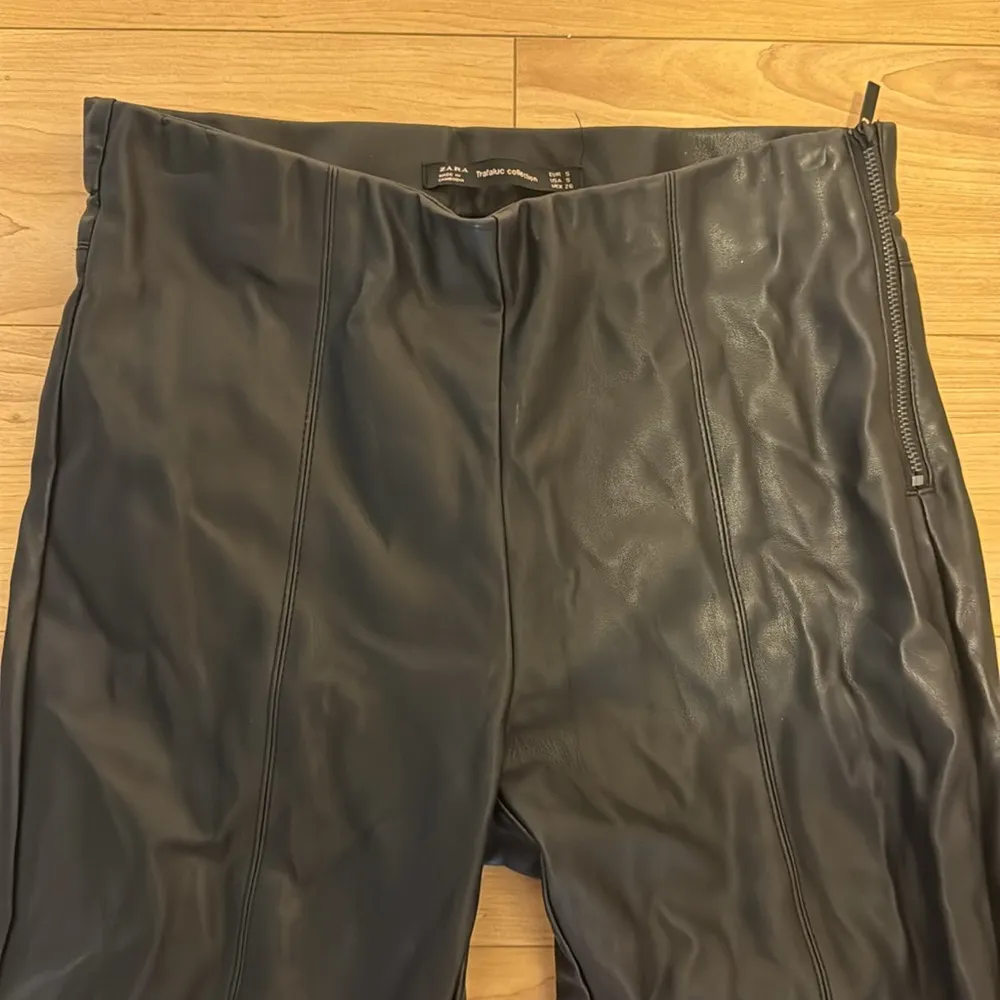 Zara Faux Leather Pants - Image 2