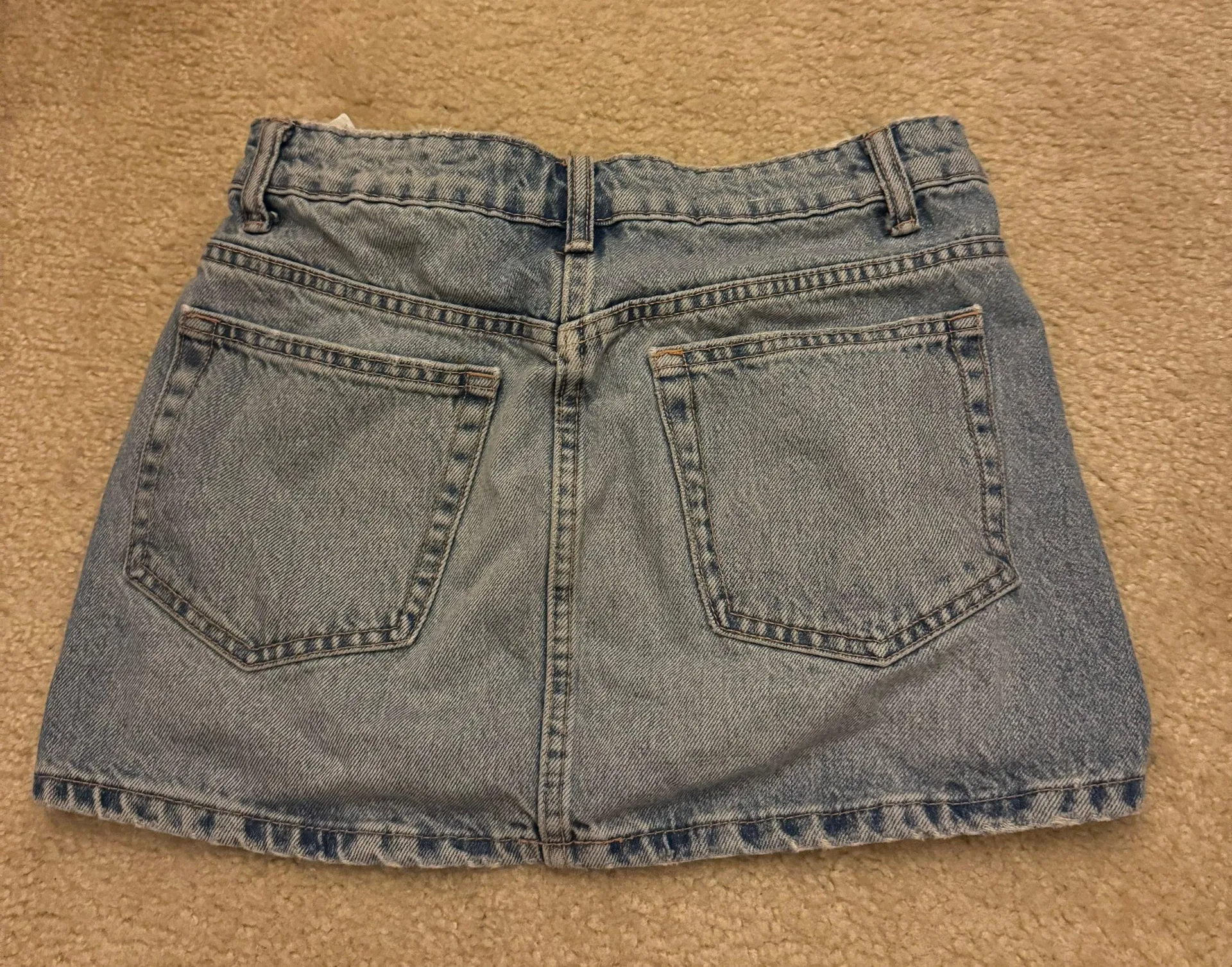 Denim Mini Skirt - Image 3