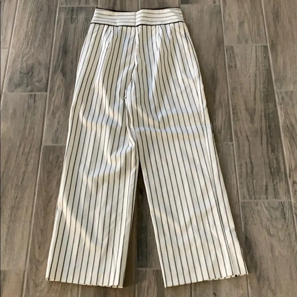 🌟 C/MEO EFFIGURATE PINSTRIPE WIDE LEG PANTS - Image 13