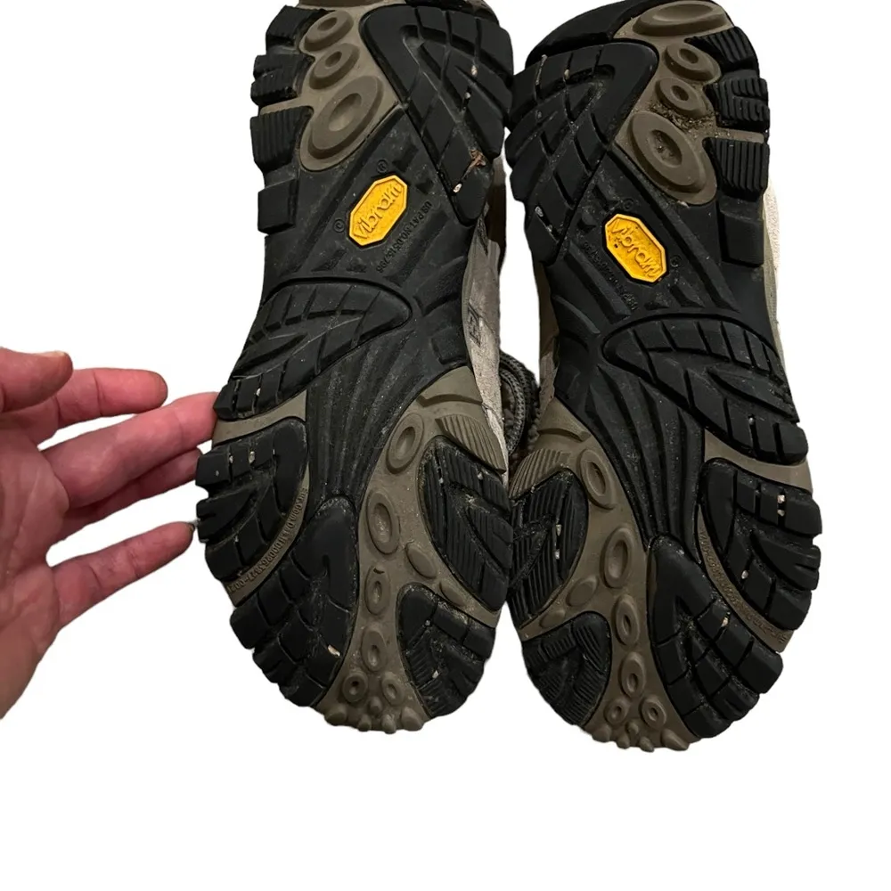 Merrell Moab 2 Ventilator Waterproof Hiking Shoes Smoke/Blue Women’s - Image 4