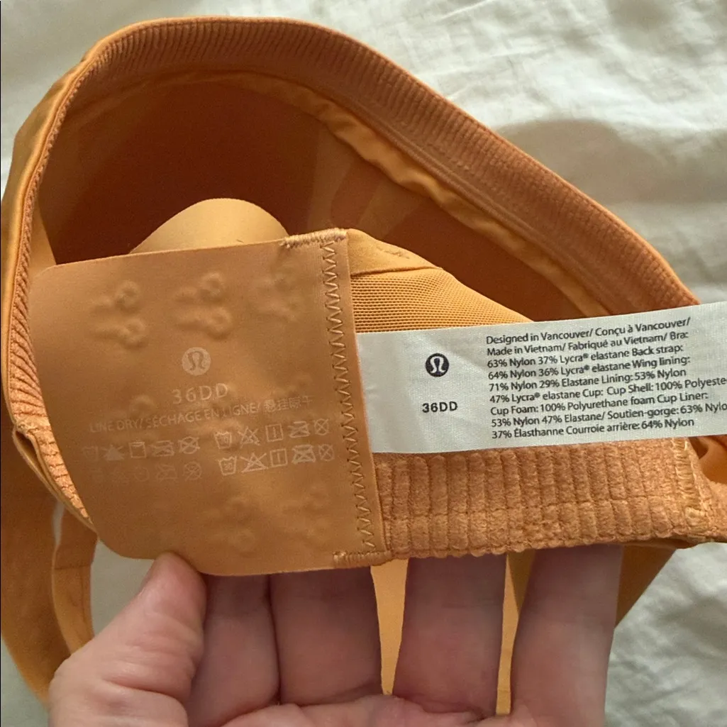 NWT Lululemon AirSupport Bra 36DD - Image 3