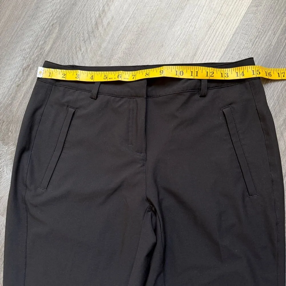 Slazenger Golf Pants Black 4 Stretch Zipper Pockets Split Hem - Image 9