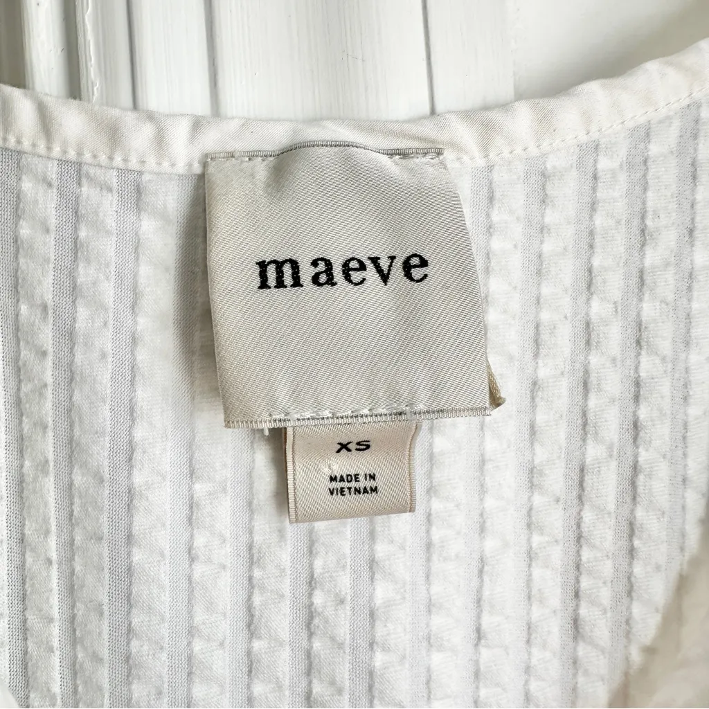 Anthro Maeve Puff Sleeve Sweetheart Top - Image 6