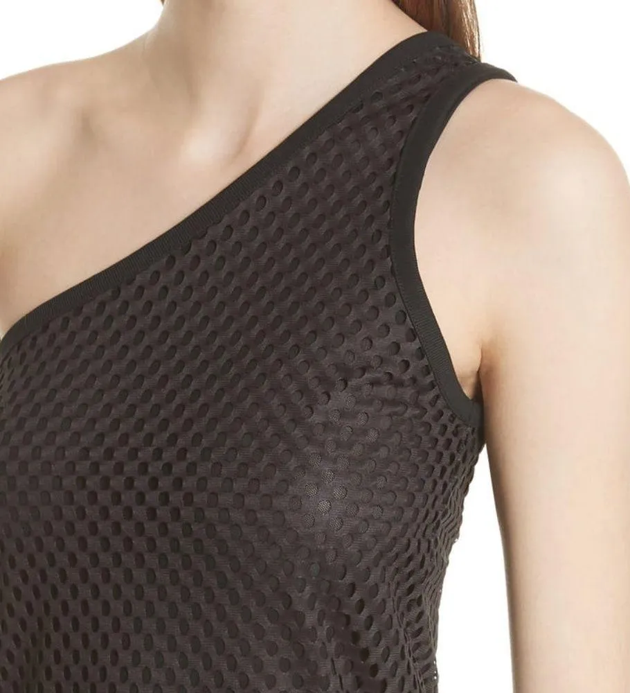 đź’•OPENING CEREMONYđź’• Black Mesh One Shoulder Dress - Image 5