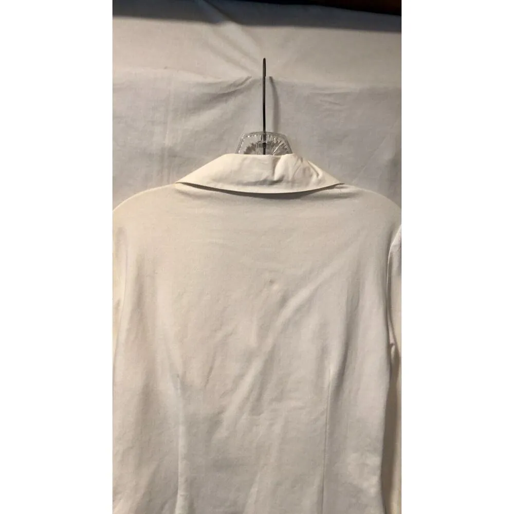 Cache Lillie Rubin Mother Of Pearl Sequin Embellished Top Stretch $128 NWT New - Image 8