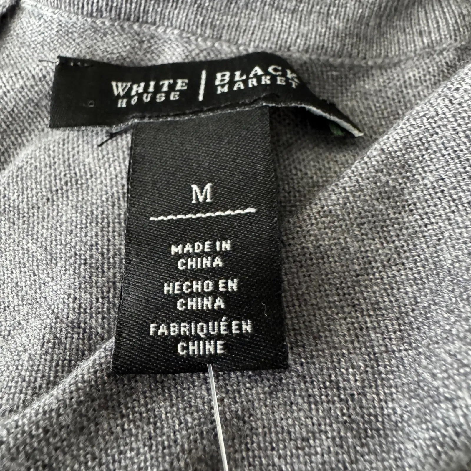 White House Black Market Long Sleeve Knit Sweater Dress Mock Neck Size M NWT - Image 6