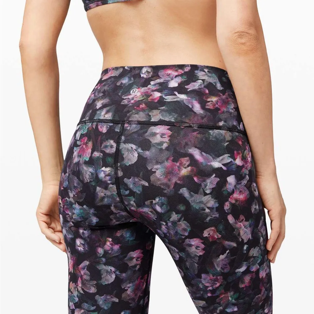 Lululemon Wunder Under High-Rise Tight 28" Full-On Luxtreme Leggings Floral 2 - Image 3