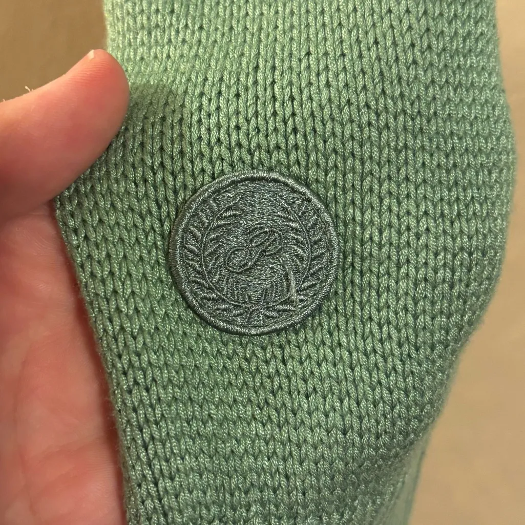 Victorias Secret PINK Cambridge Knit Polo Sweater sz XL - Image 5