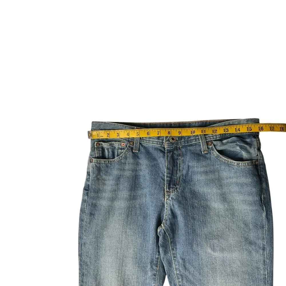 Ralph Lauren Polo Jeans Stretch Kelly Boyfriend Jeans Light Wash Denim Sz 8Short - Image 6