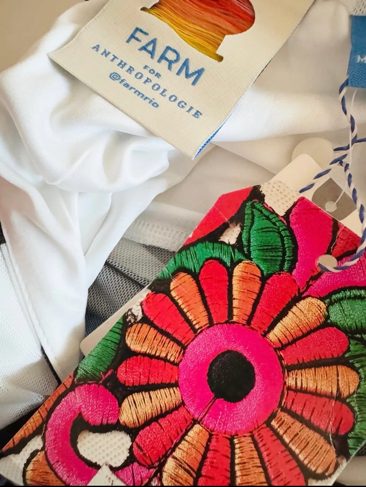 Farm Rio Long Sleeve Printed Slim Mesh Dress, Size XS - Image 11