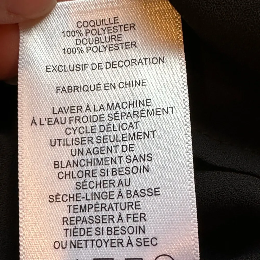 Laundry By Shelli Segal  Blue Cheetah Chiffon Sheer Mini Dress Tie On Neck - Image 13