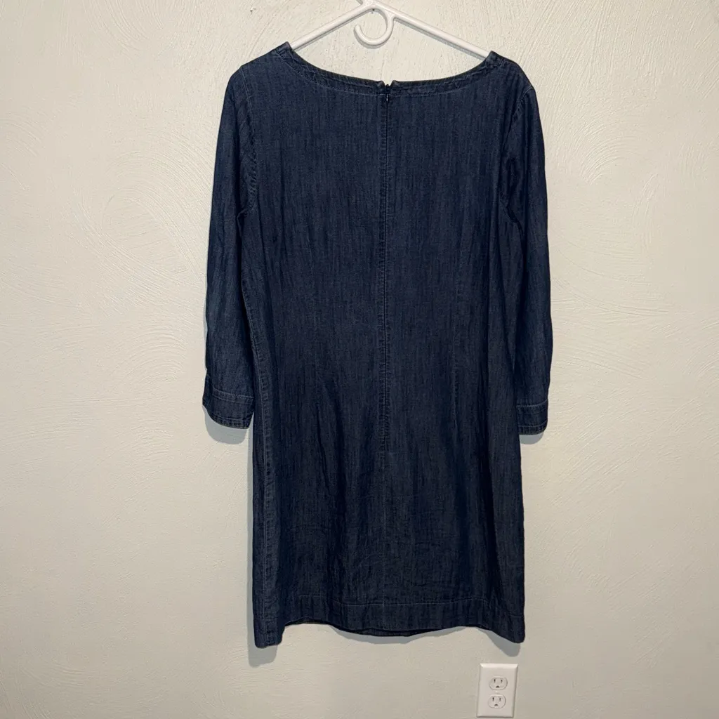 Talbots Denim Shift Dress - Image 3