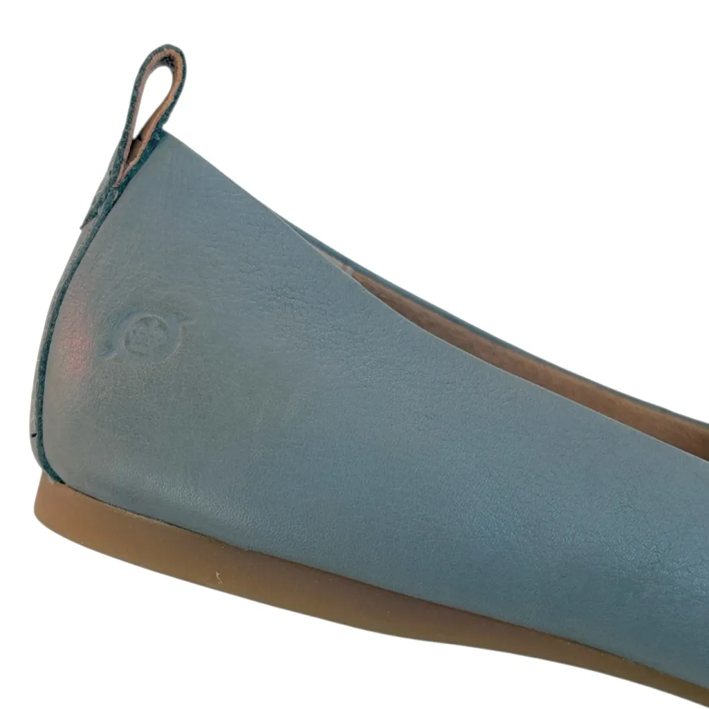 Like New Born Leather Flats Blue Size 8.5 - Image 5