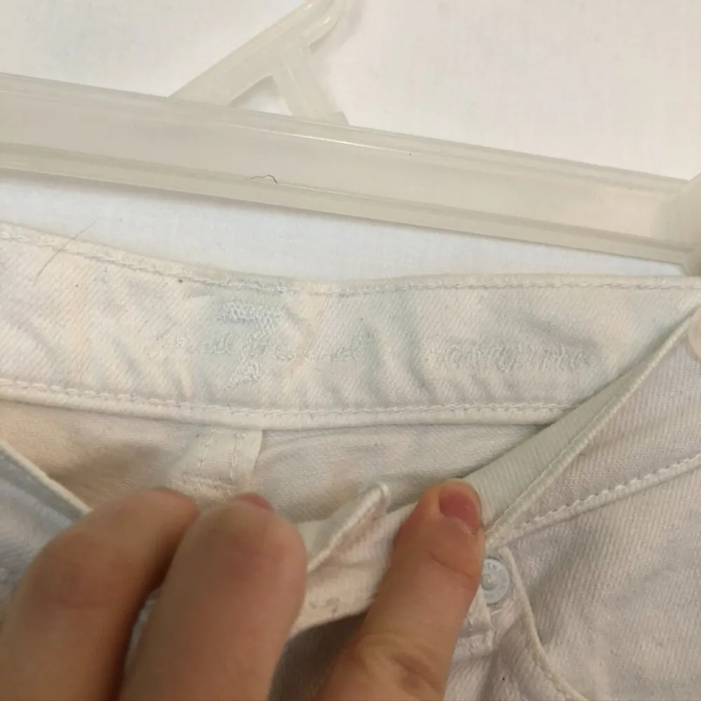 7 FOR ALL MANKIND 7FAM Roxanne Skinny Jeans White Cropped Crop Ankle Y2K sz 24 - Image 4