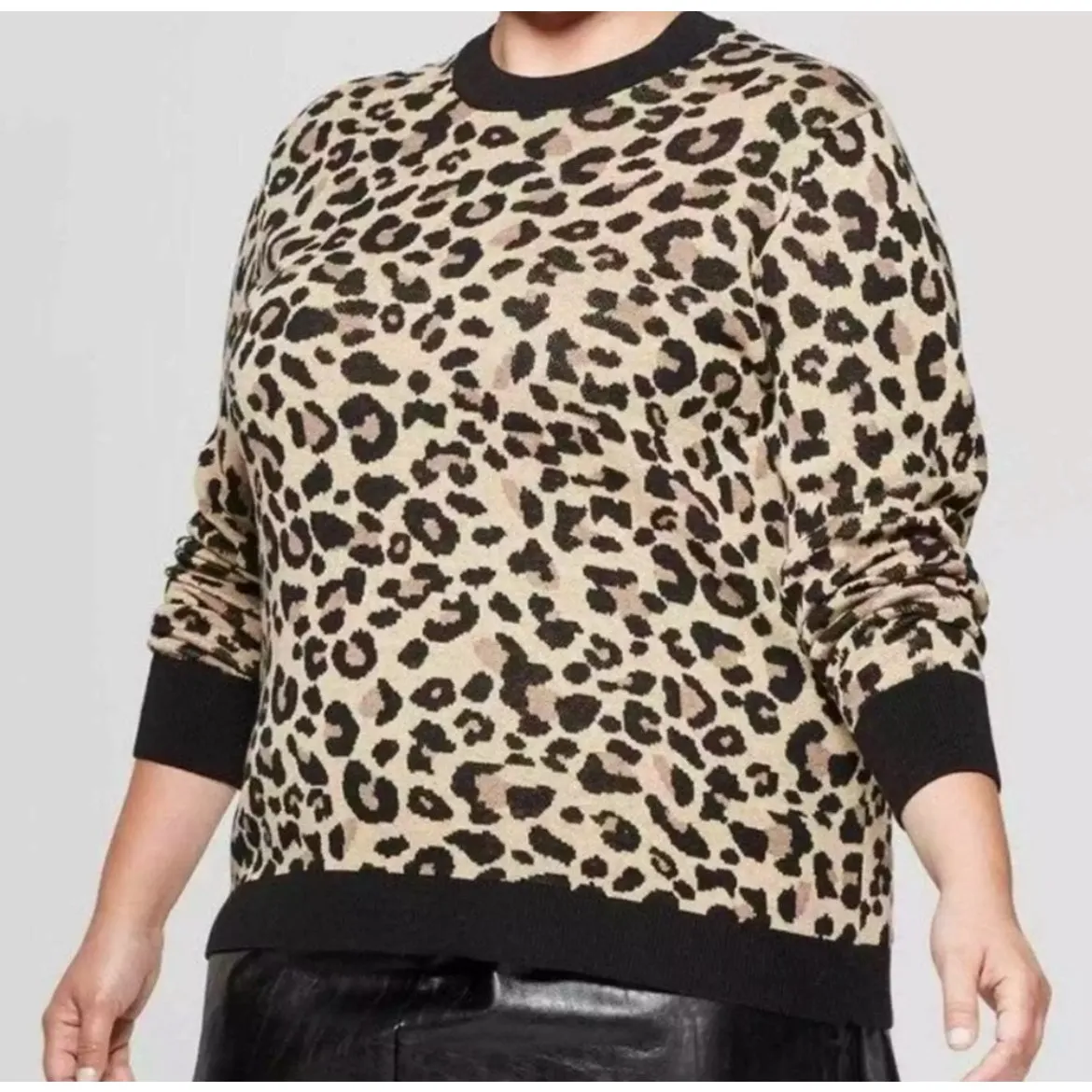 Ava & Viv Animal Print Sweater - Image 8