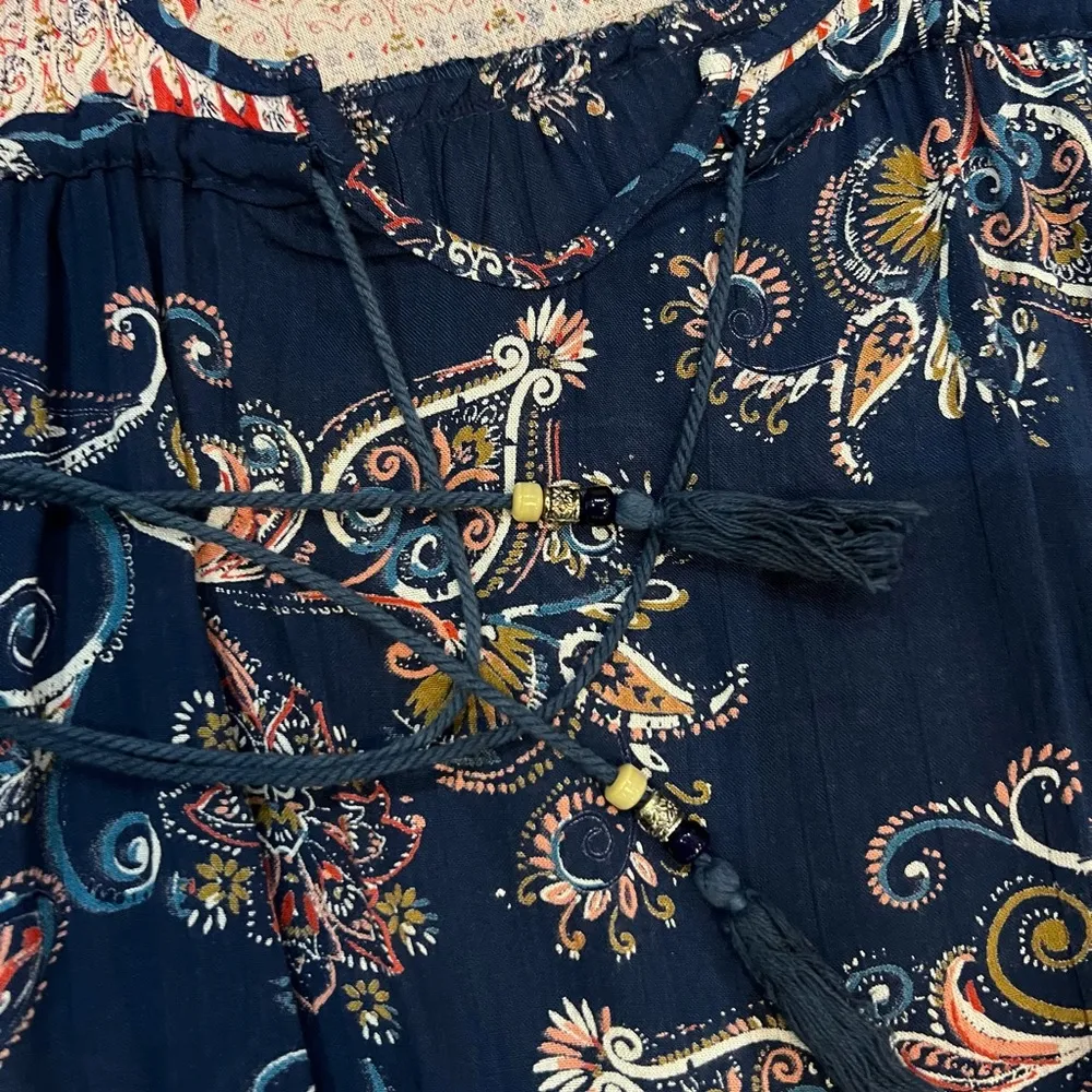 Angie boho print shift dress size medium - Image 3