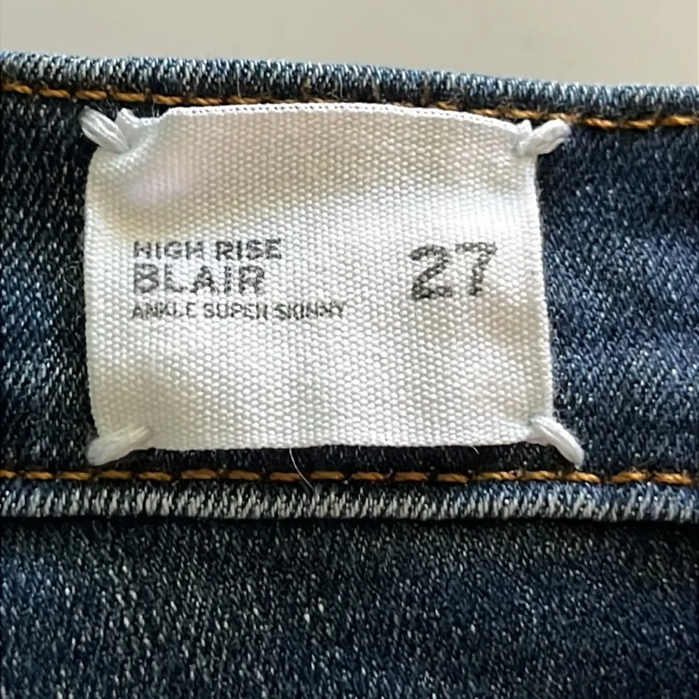 Hudson Jeans High Rise Blair Ankle Super Skinny Size 27 - Image 13