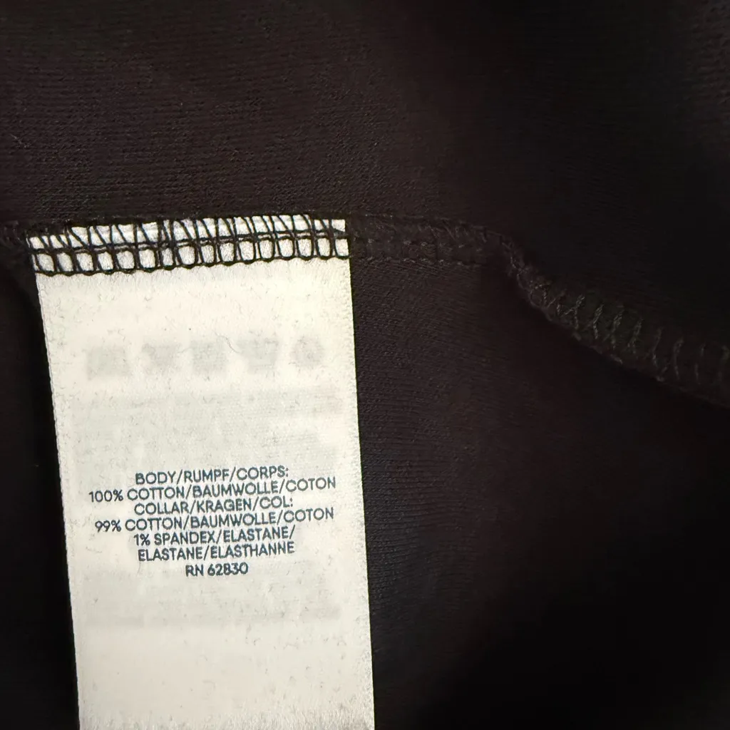 Lands’ End Supima Cotton Polo Shirt Black Large NWT - Image 8