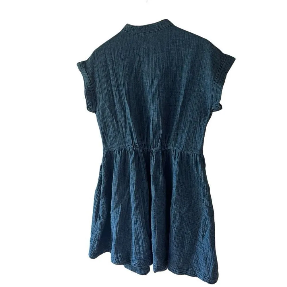 Gap Cotton Gauze Denim Mini Shirtdress Women’s dress Size small - Image 3