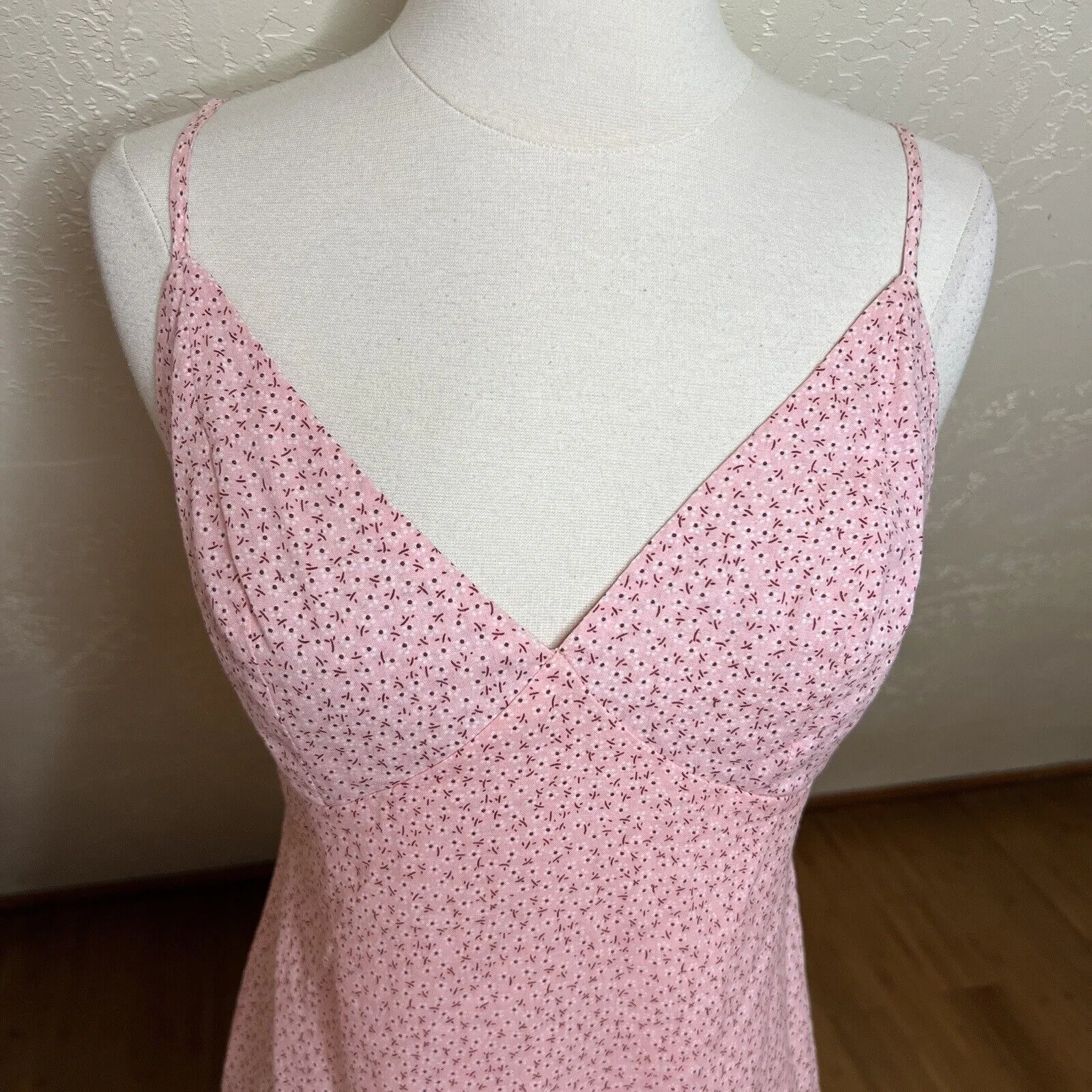 3/$30 Princess Polly Mini Dress Womens US 4 Pink Dainty Floral Print A Line - Image 3