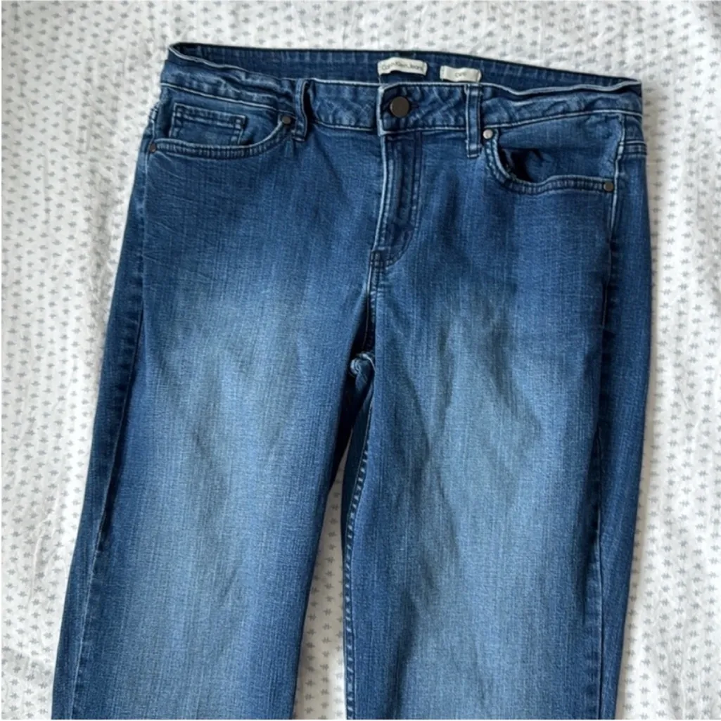 Calvin Klein Jeans Blue Ankle Capri Denim - Image 3