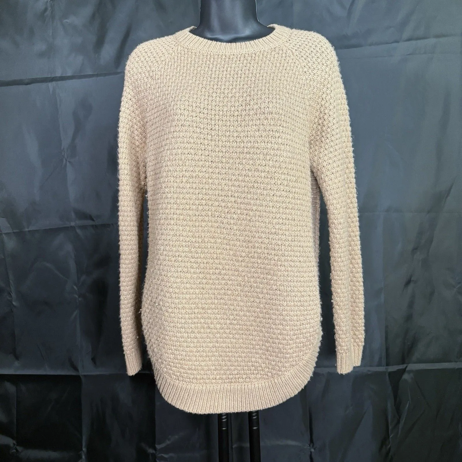 St. John's Bay Pullover Sweater Women's Size S TAN color - Image 5