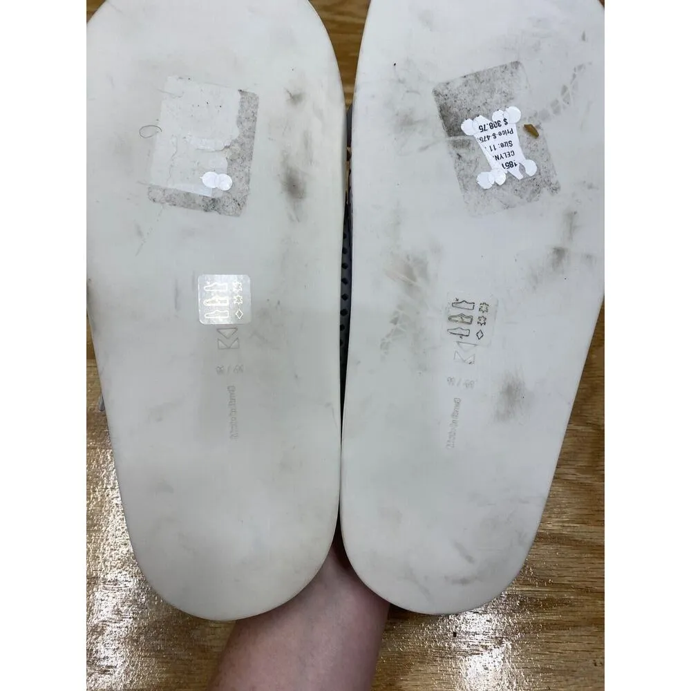 Mercedes Castillo Slide Sandals Womens 11 White Celynne Open Toe Casual Wear S31 - Image 8