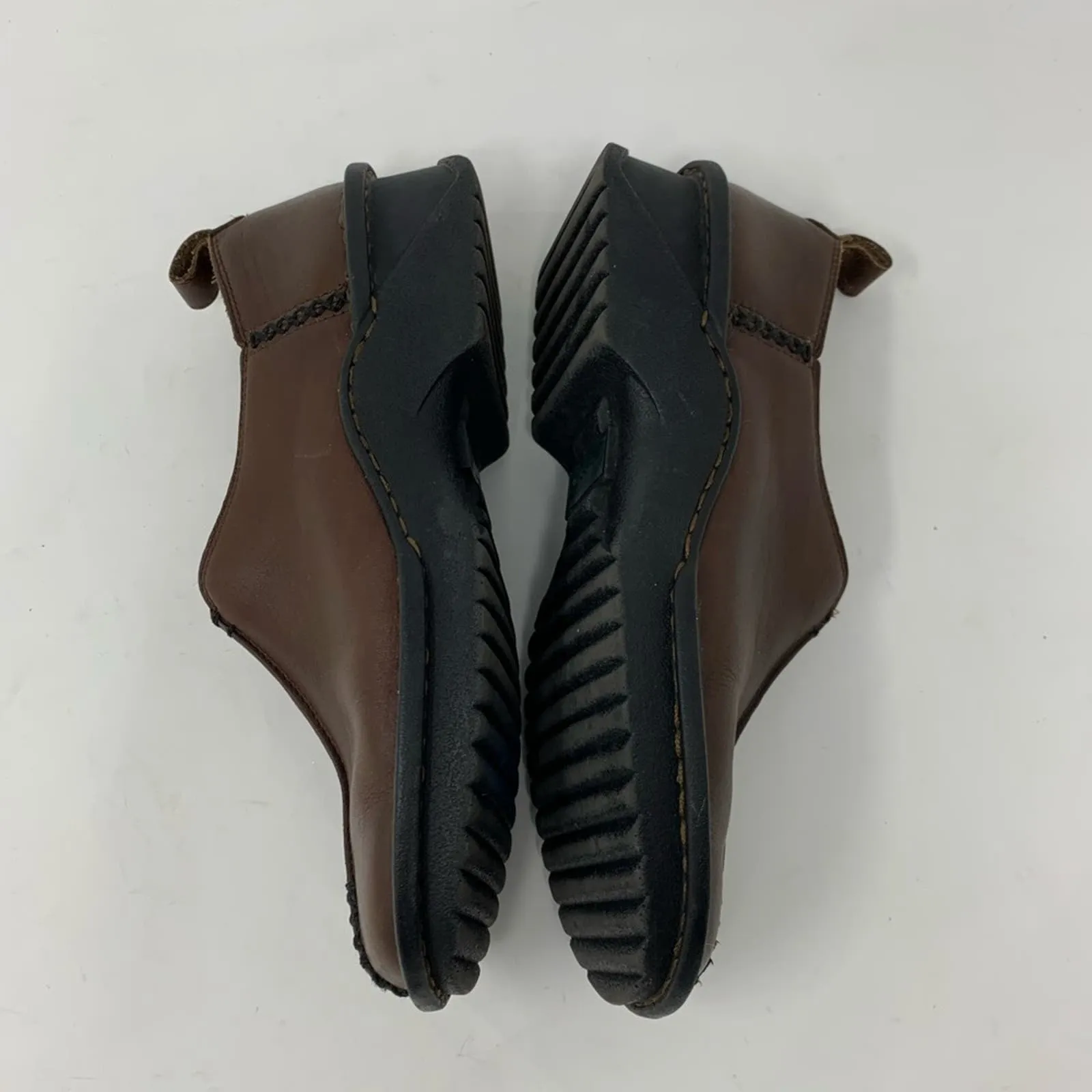 Clarks 31652 Brown Slip On Loafer Split Toe 7 M - Image 6