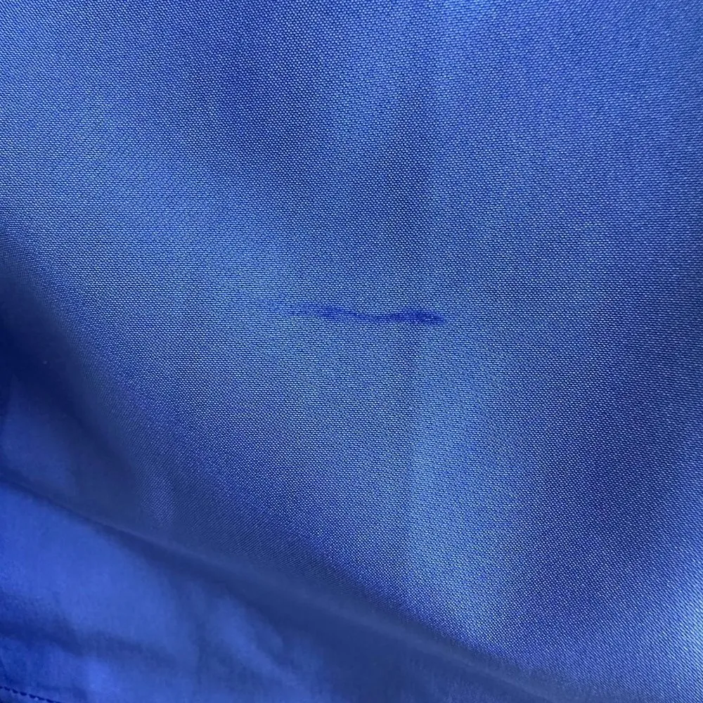 Windbreaker Rain Jacket Unisex Small Blue Stetch Panels  Zippe… - Image 12