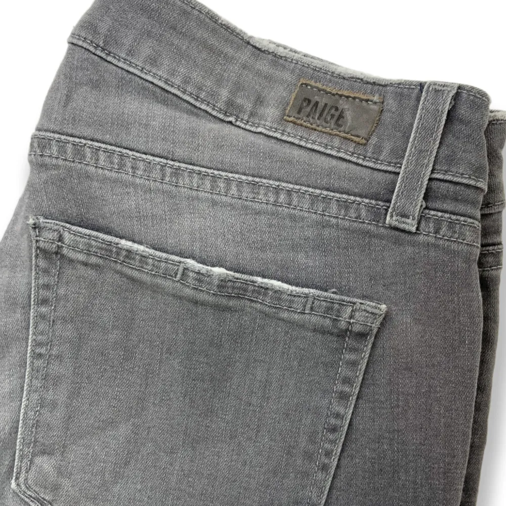 PAIGE | Size 29 | Verdugo Ankle Raw Hem Worn-In Stretch Skinny Jean | MSRP $209 - Image 8