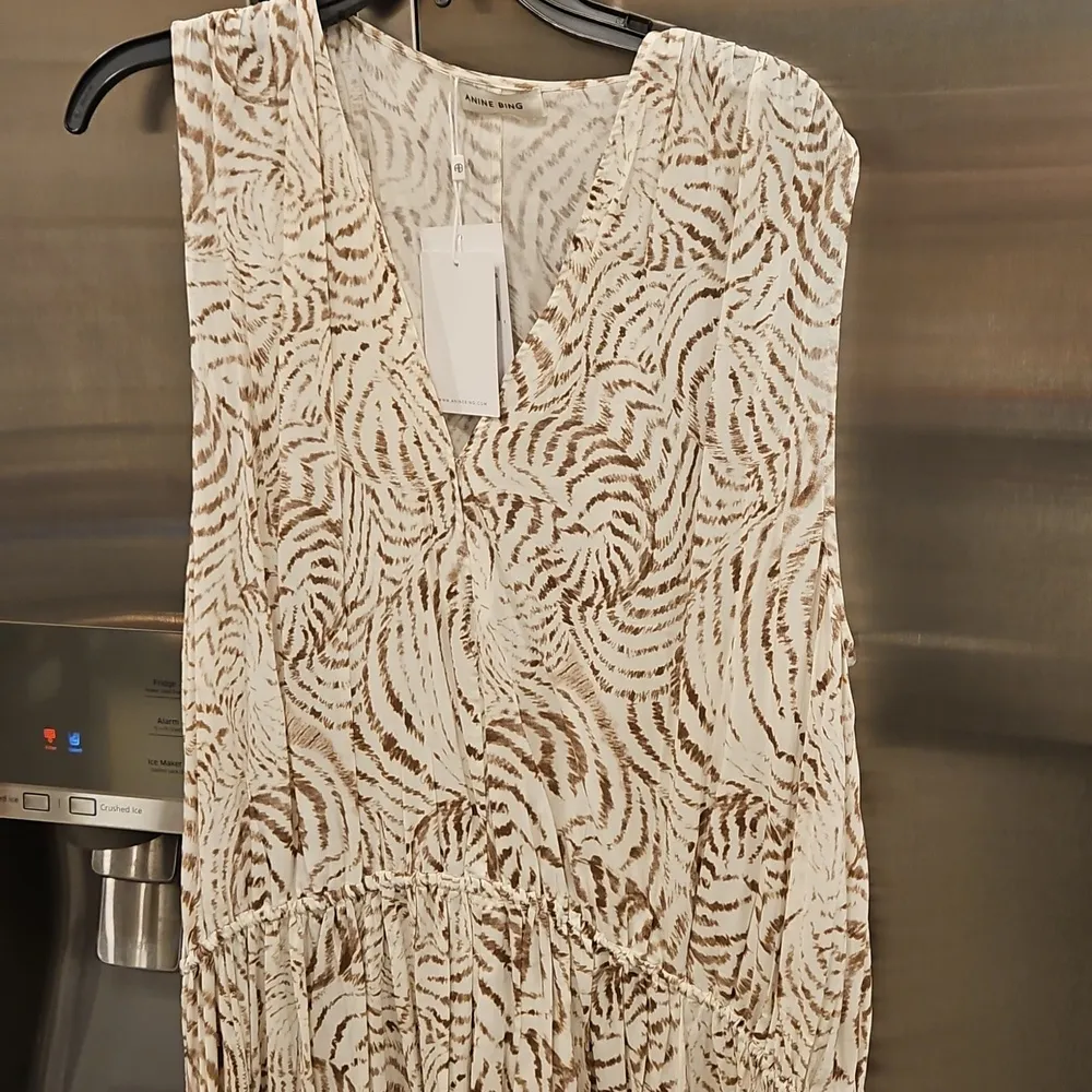 💕ANINE BING💕 Mia Dress ~ Sand Seashell Small - Image 13