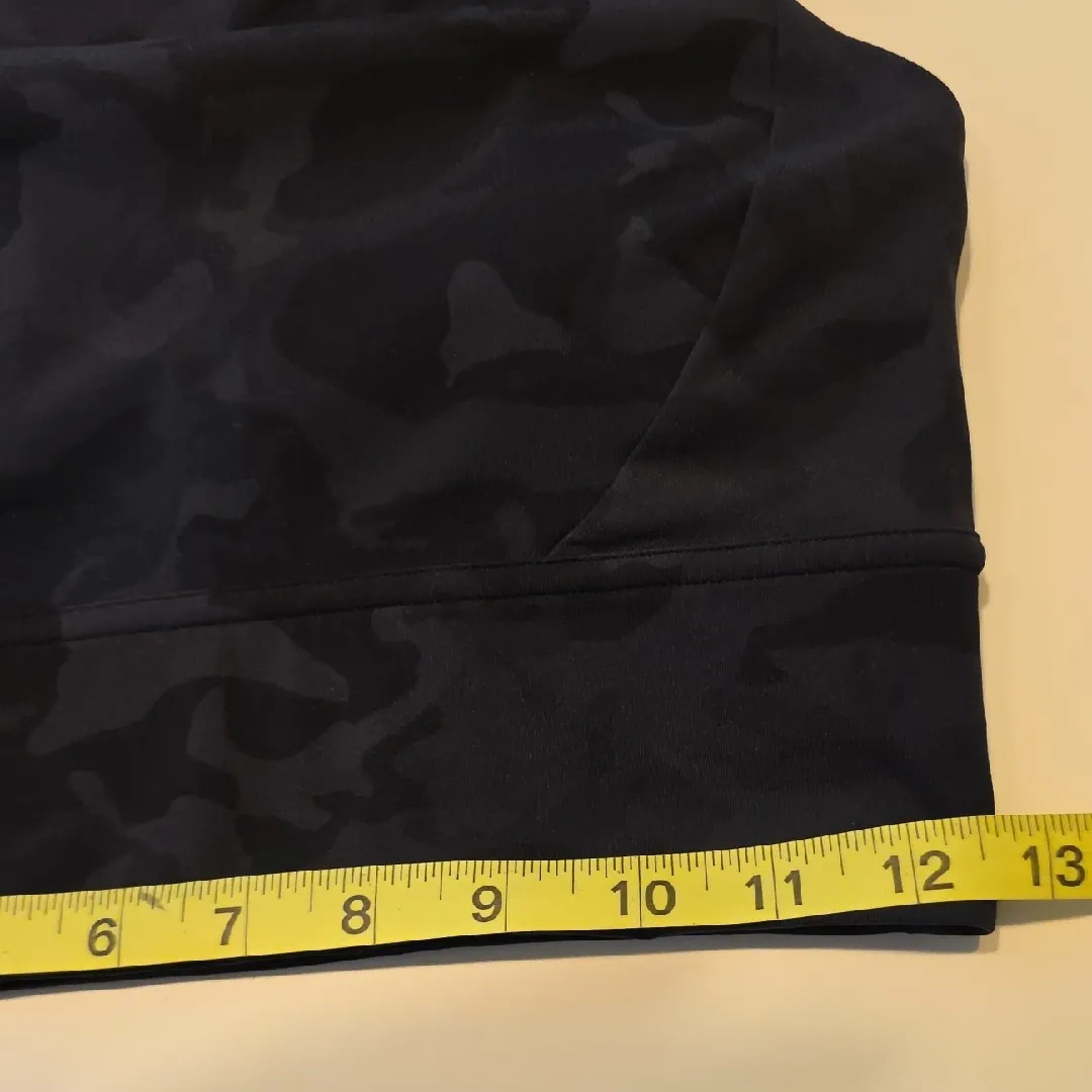 Lululemon Stronger As One High Neck Long Line Bra Incognito Camo Grey Size 6 - Image 10