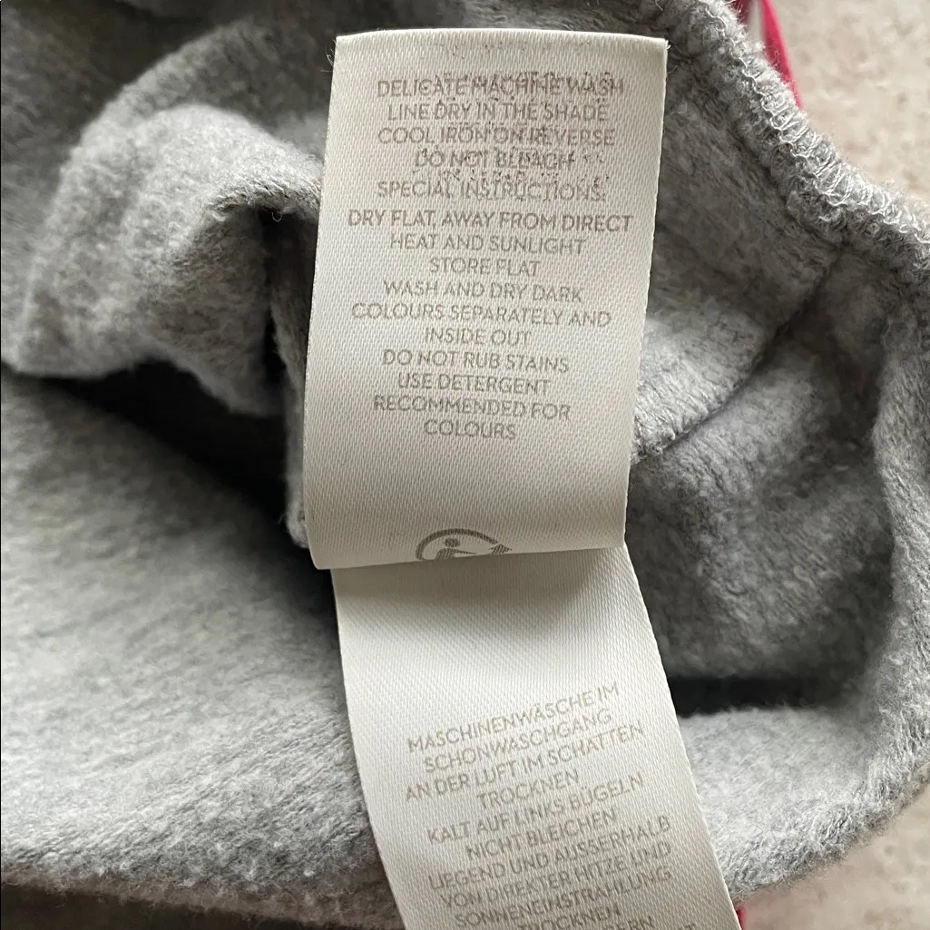 BODEN Renee Gray Polkadot Sweatshirt - Image 17