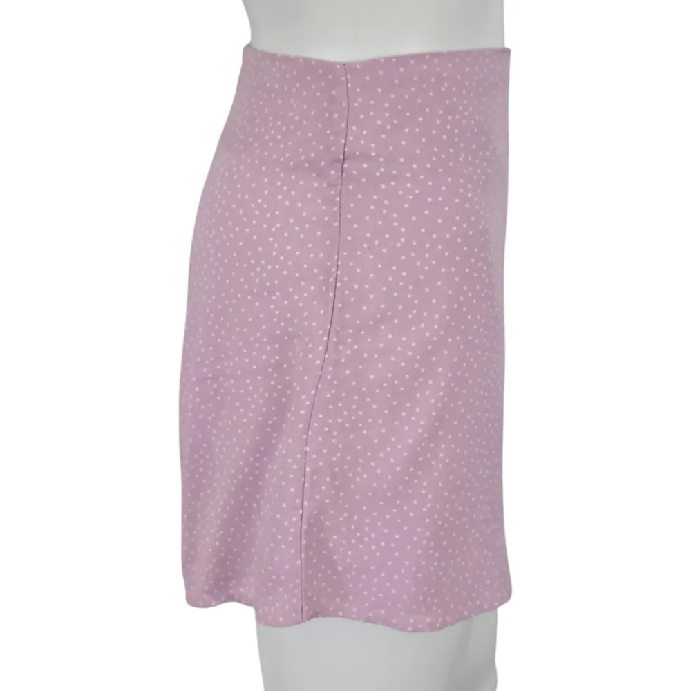PacSun LA HEARTS Lavender Polka Dot Wrap Skorts Size Medium - Image 3
