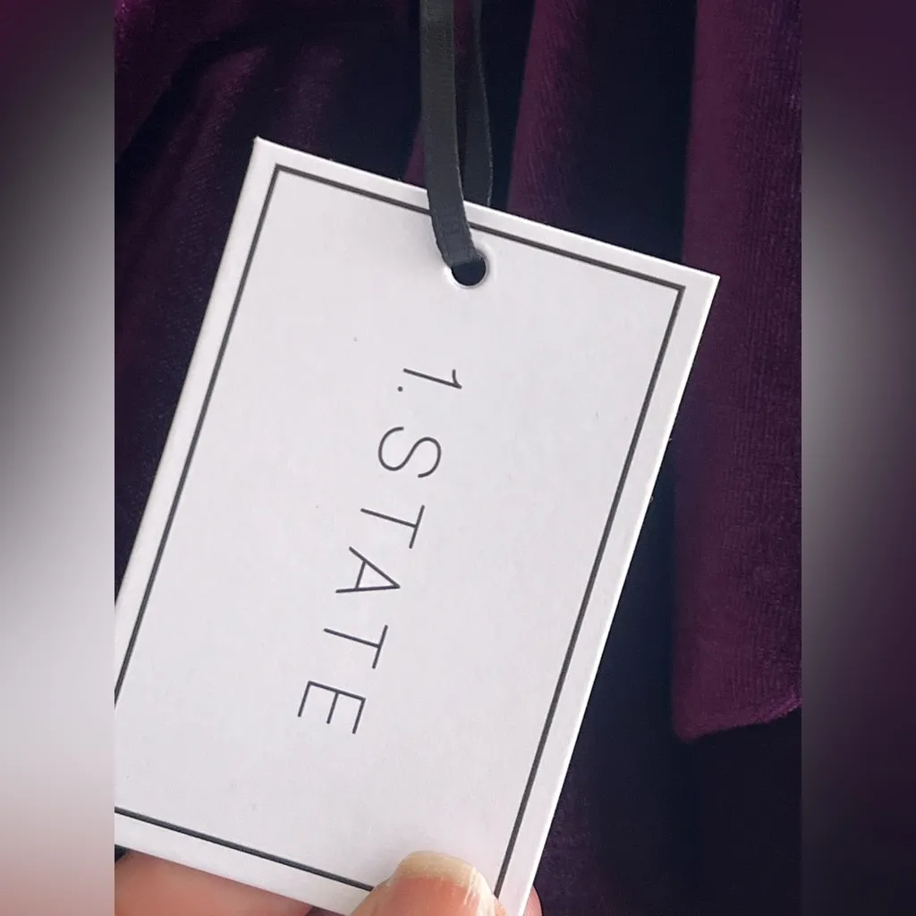 Elegant Off-Shoulder Purple Velvet Top - Image 6