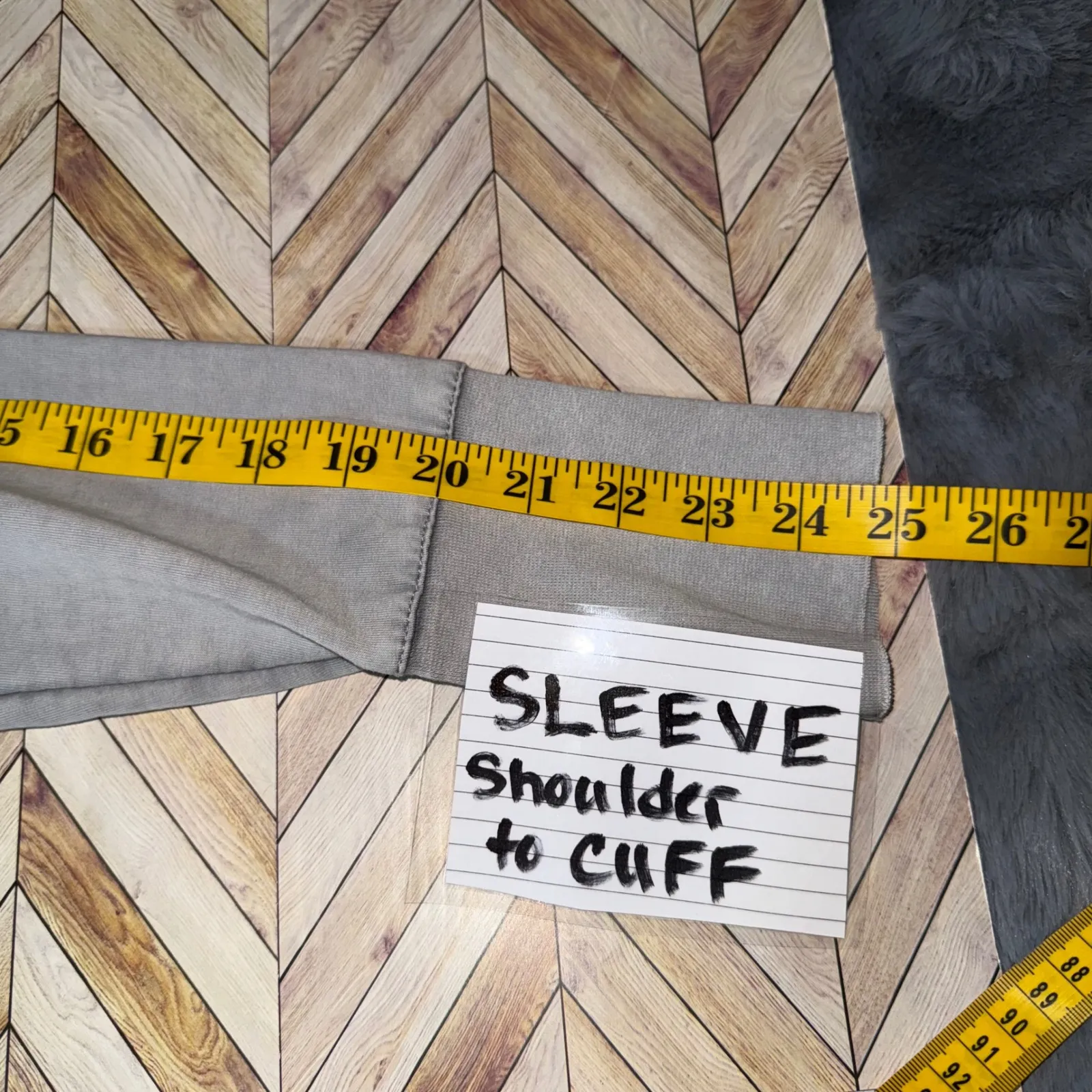 Planet Grey Cotton Asymmetrical Hem Tunic Top Made in Italy Lagenlook M/Lg Comfy Gray Size undefined - Image 8