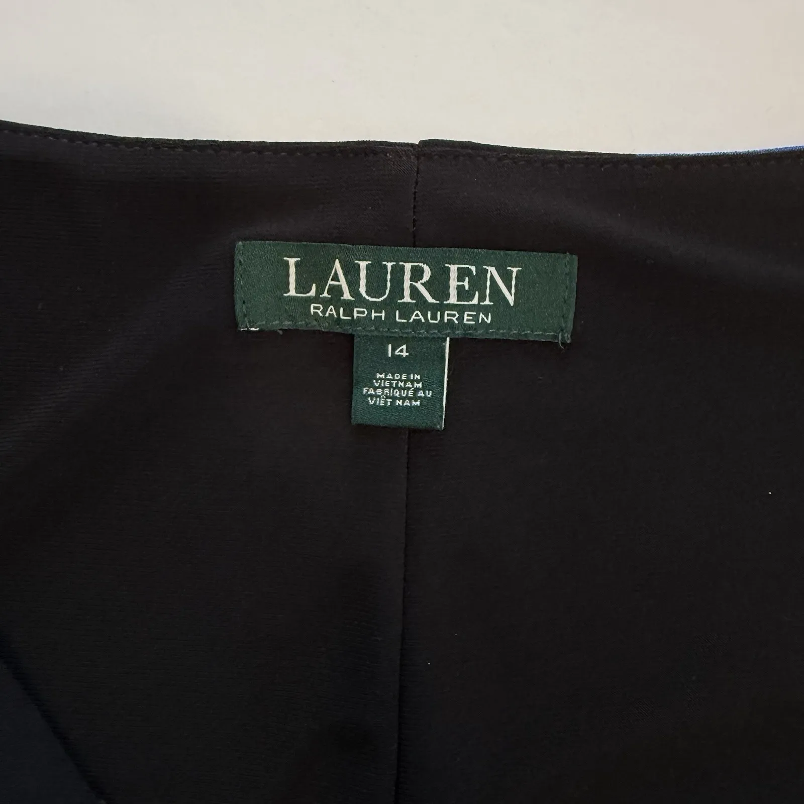 Ralph Lauren Blue Floral Bell Sleeve Stretch Jersey‎ Shift Dress Size 14 - Image 14