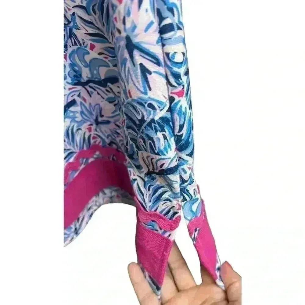 Simply Southern Leaf Print Tunic Dress Small - Image 9