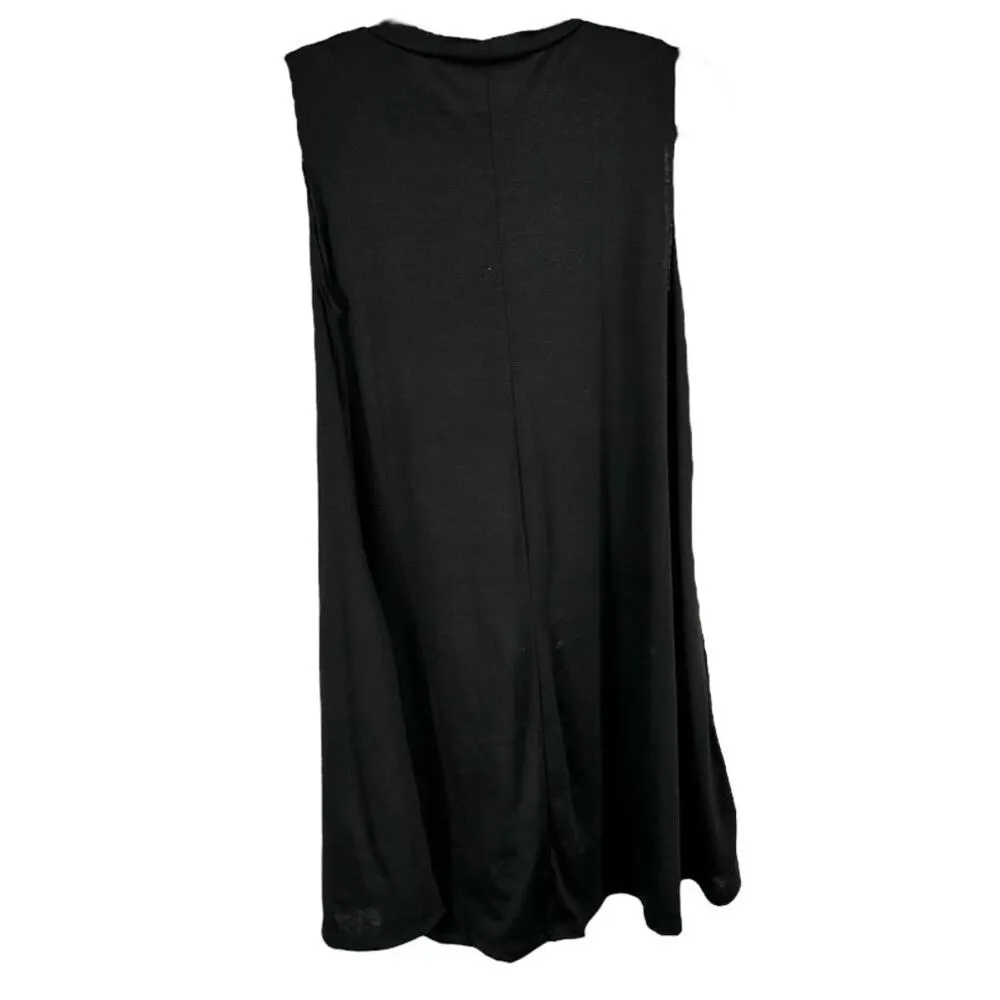 Elan Black Lightweight Sleeveless Dress Large - Image 2