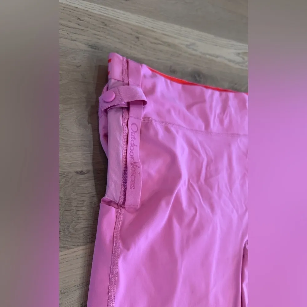 Outdoor Voices x Disney Minnie Mouse pink belted mini backpack legging size XXL - Image 4