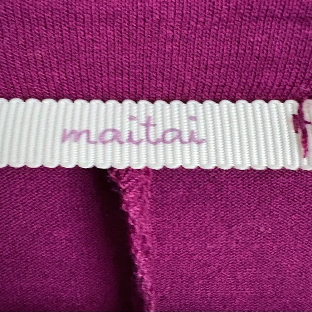 Maitai Asymmetrical Red 3/4 Sleeve Tunic - Image 5