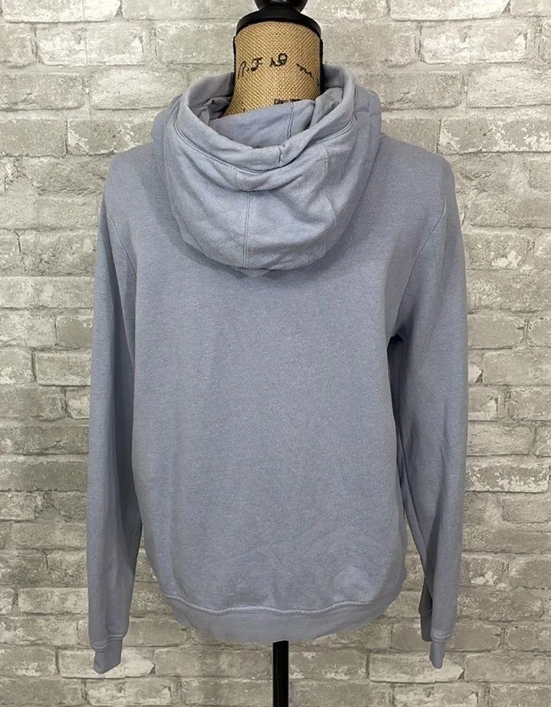 Nike Light Blue Graphic Hoodie - Image 3