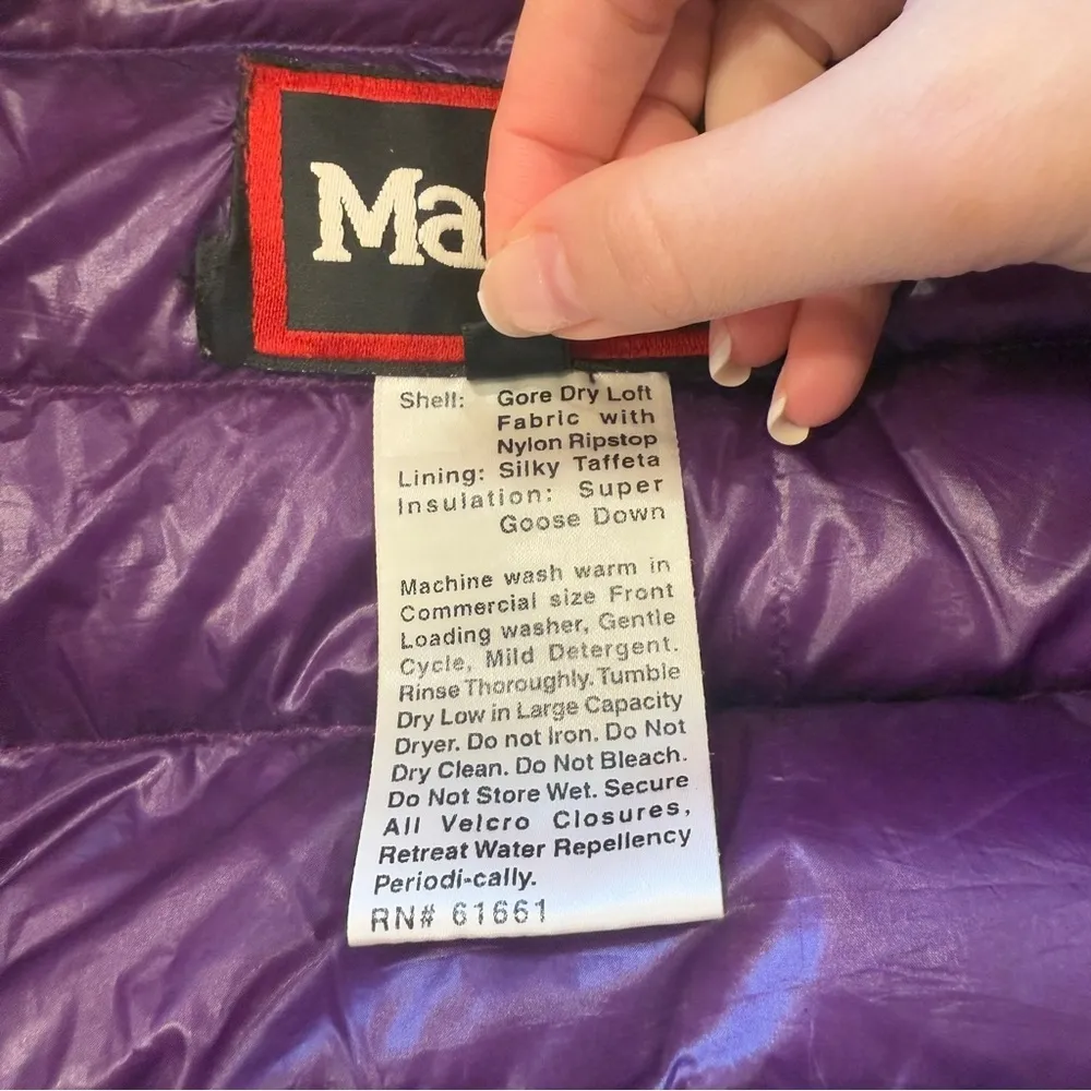 Marmot Red Super Goose Down Jacket - Image 10