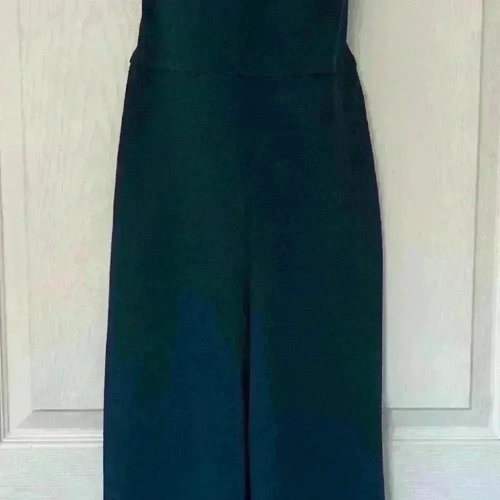 Dark Green Jumpsuit Green Size XS - Image 3
