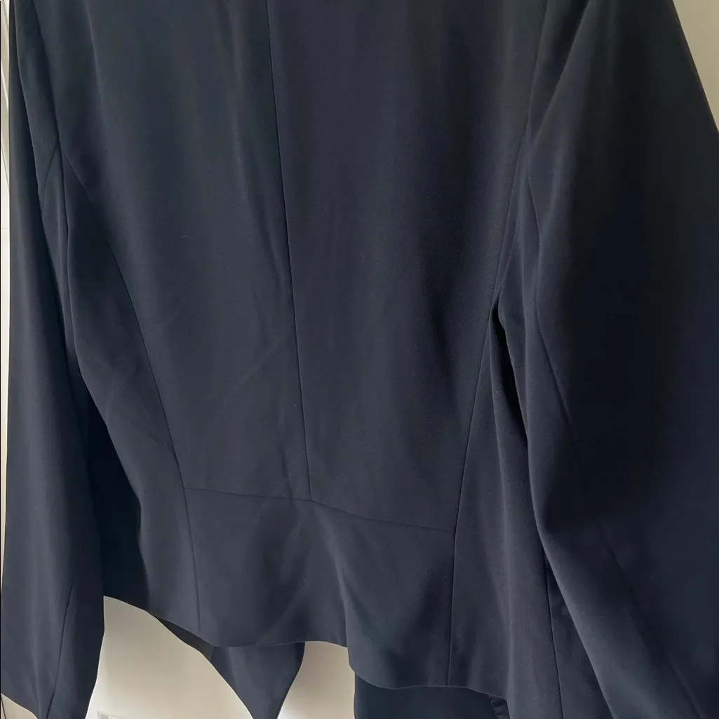 Banana Republic Classic Black Draped Blazer - Image 8