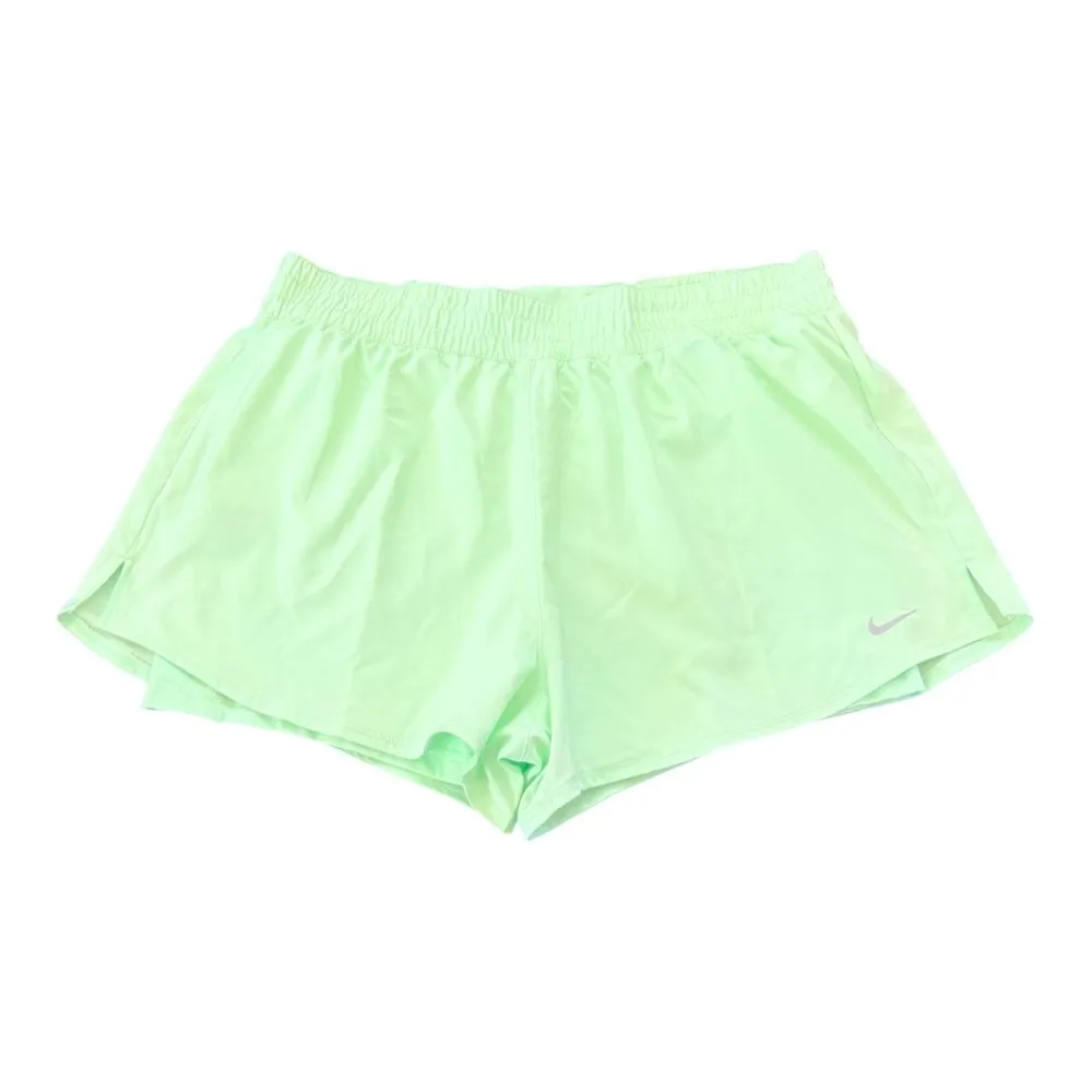 NIKE Women’s One Dri Fit Mid Rise Brief Lined Shorts Barely Volt Size XL NEW - Image 2