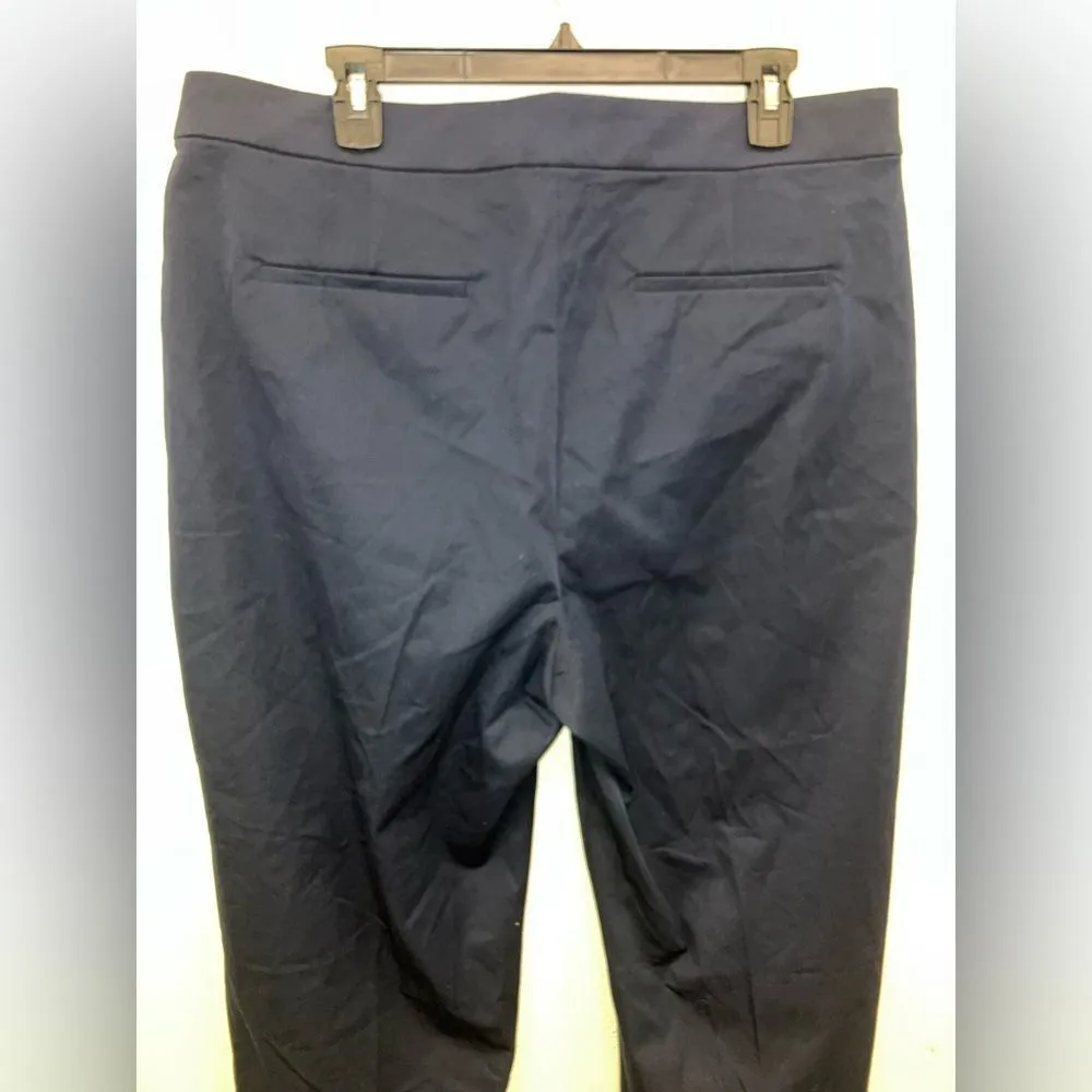 J. Crew Navy Straight Leg Dress Pants size 16 Tall NEW #151 - Image 3