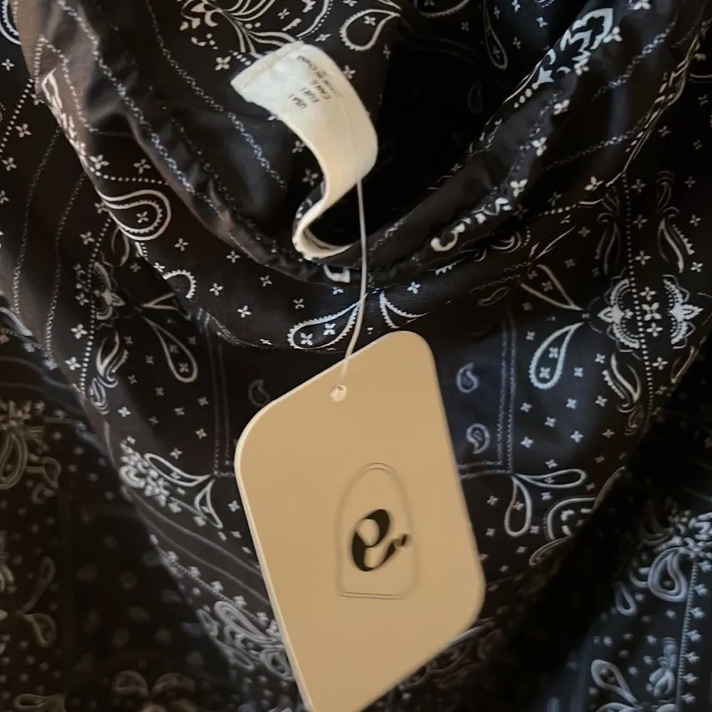 Elodie Bandana Paisley Halter Neck Mini Dress Size L - Image 9